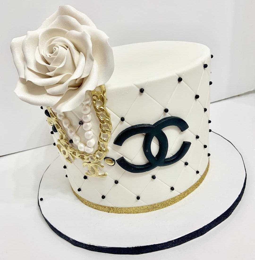 Chic Chanel Cake Online Cake Delivery Order Best Cakes Online Jain Cake Wale Bhopal